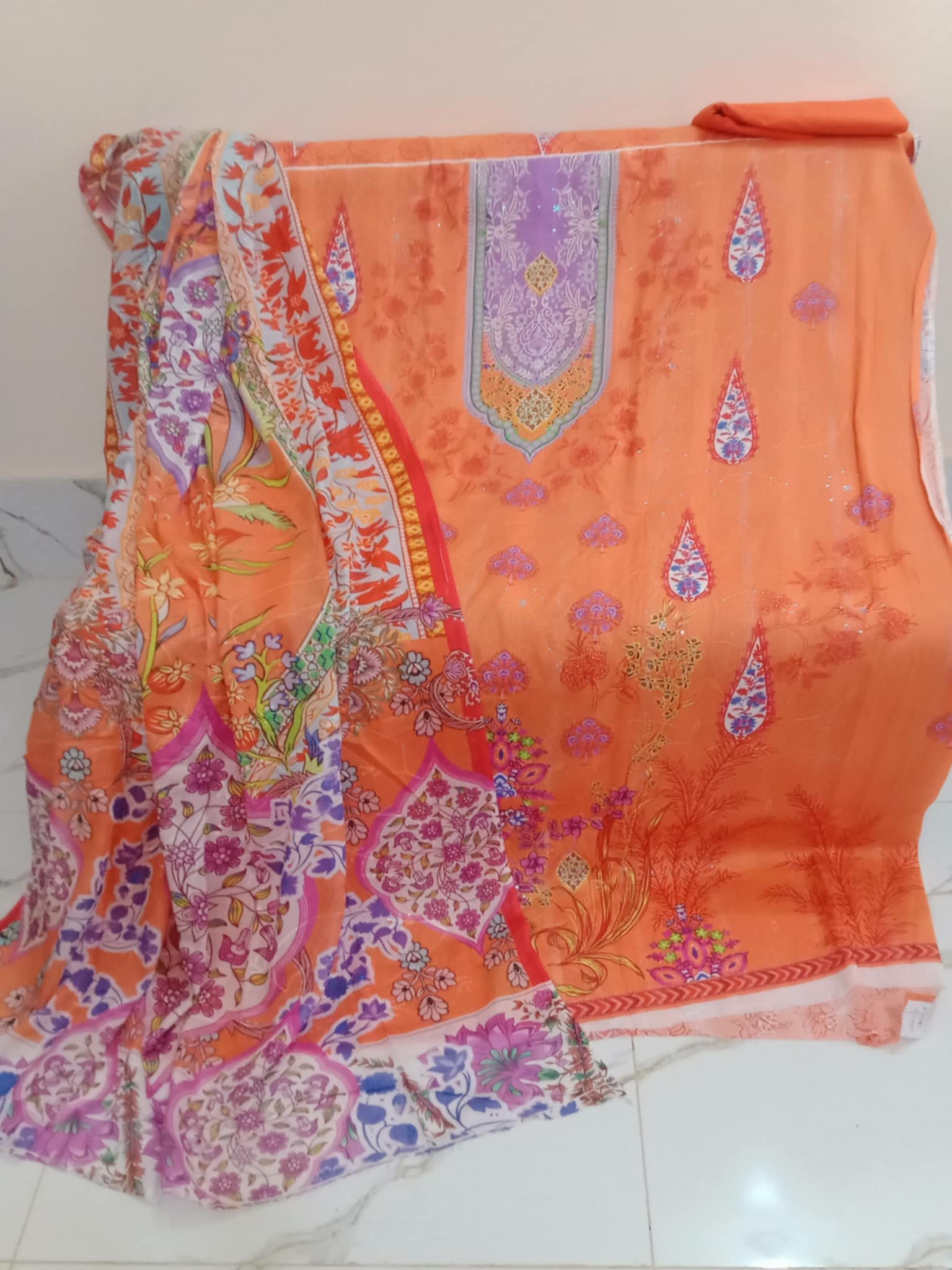 🌺 Digital Cotton Unstitched Three-Piece (Gorgeous & Comfortable) - Image 5